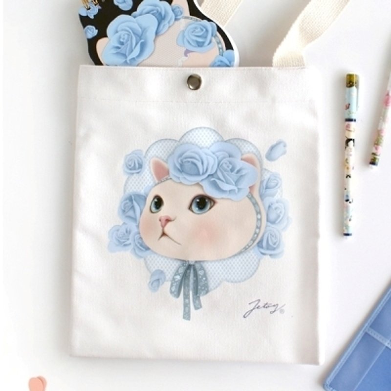 JETOY, Choo Choo Sweet Cat Easy Shoulder Bag_Blue rose (J1408704) - กระเป๋าแมสเซนเจอร์ - วัสดุอื่นๆ หลากหลายสี