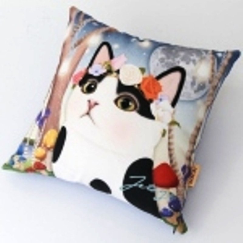 JETOY, Choo choo sweet cat pillow cushion _Secret night (J1406803) - หมอน - วัสดุอื่นๆ หลากหลายสี