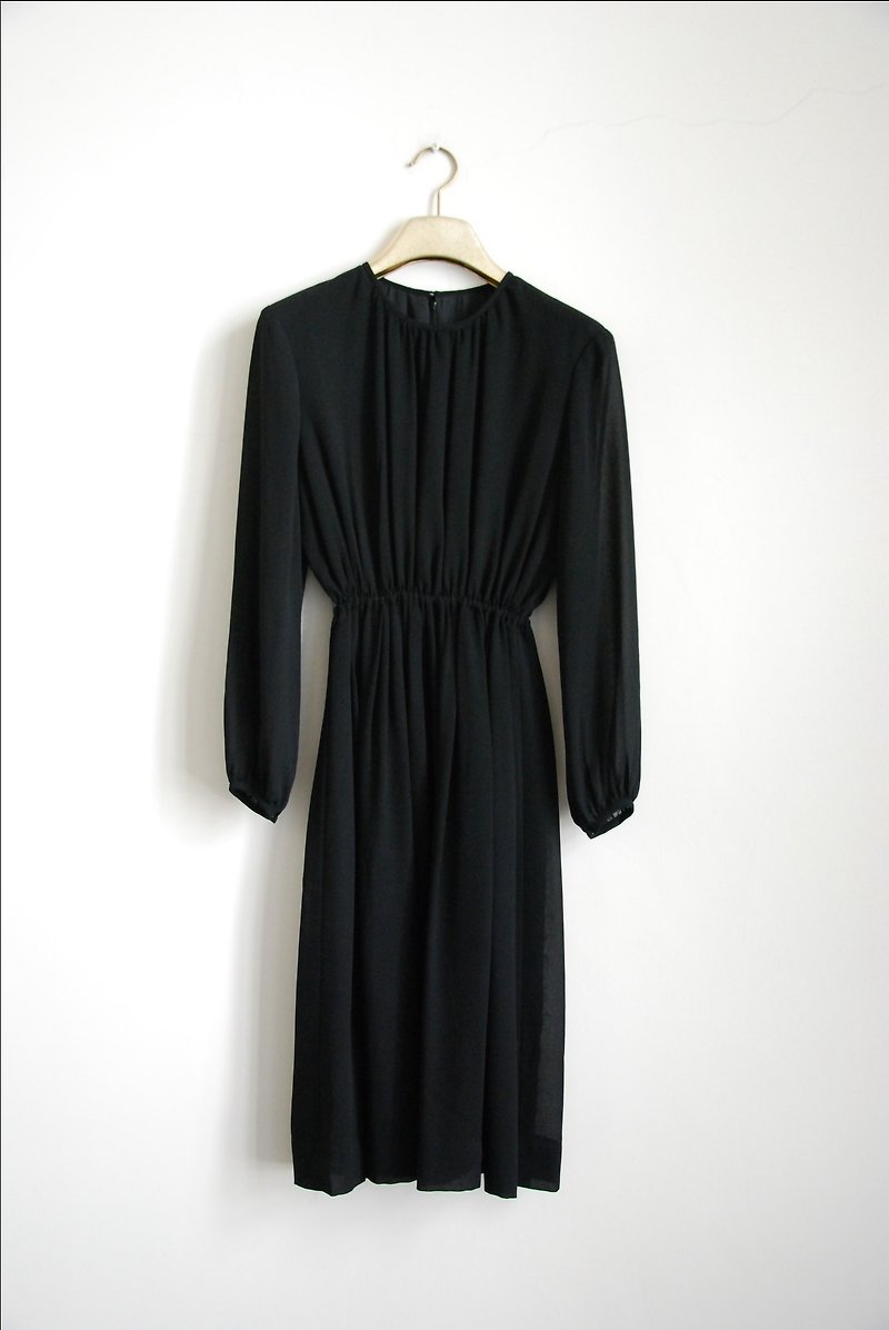 Vintage black dress - One Piece Dresses - Other Materials Black