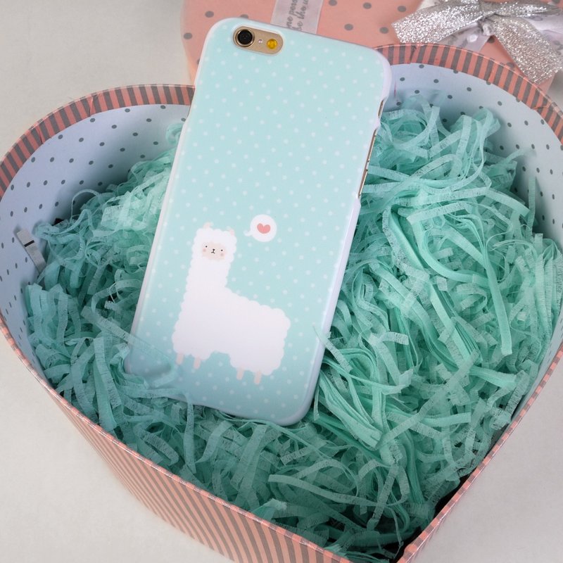 Alpaca Aqua Print Soft / Hard Case foriPhone 7 case, iPhone 7 Plus case, iPhone 6/6S, iPhone 6/6S Plus, Samsung Galaxy Note 7 case, Note 5 case, S7 Edge case, S7 case - Other - Plastic 