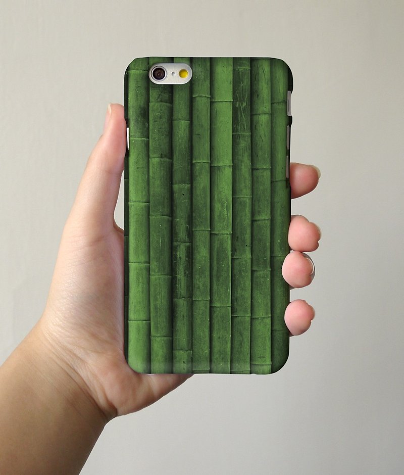 Green Bamboo 3D Full Wrap Phone Case, available for  iPhone 7, iPhone 7 Plus, iPhone 6s, iPhone 6s Plus, iPhone 5/5s, iPhone 5c, iPhone 4/4s, Samsung Galaxy S7, S7 Edge, S6 Edge Plus, S6, S6 Edge, S5 S4 S3  Samsung Galaxy Note 5, Note 4, Note 3,  Note 2 - อื่นๆ - พลาสติก 