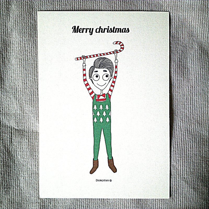 クリスマスはがき-M3 - カード・はがき - 紙 多色