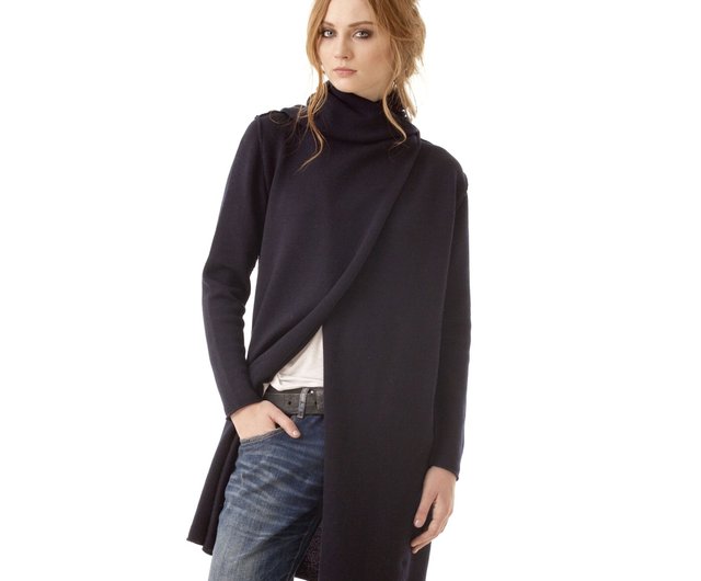 Womens black deals sweater jacket