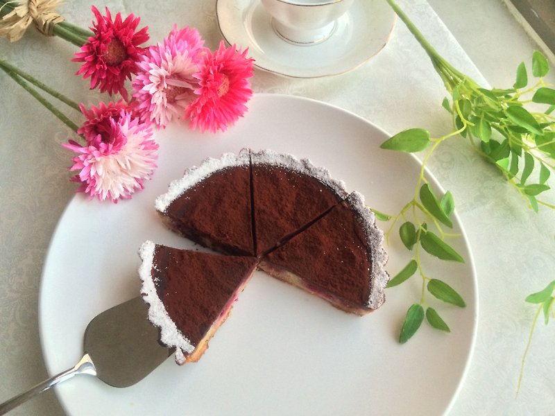 巧遇莓兒塔Chocolat tour framboise - Savory & Sweet Pies - Fresh Ingredients Brown