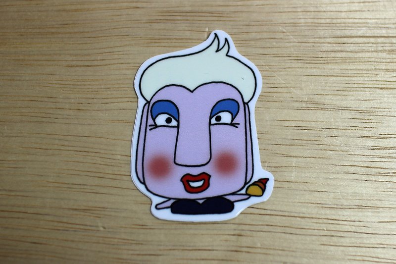 Waterproof Stickers (Small) _ Bad Guy Series 11 (Little Mermaid) - Stickers - Waterproof Material 