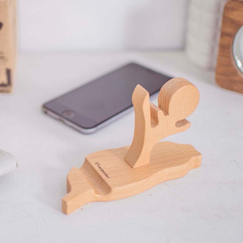Taiwan Phone Holder - Other - Wood Gold