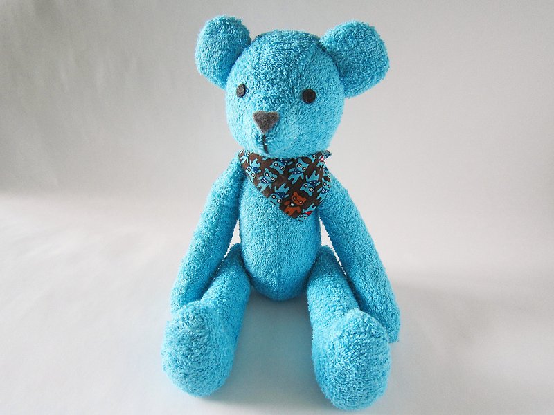 Sky bear - Stuffed Dolls & Figurines - Other Materials Blue