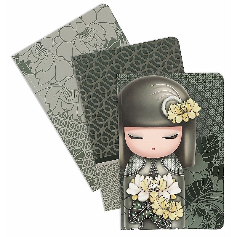 Notebook 3 into 40 pages each - Tsuki Optimism [Kimmidoll Notepad/Diary] - Notebooks & Journals - Paper Green