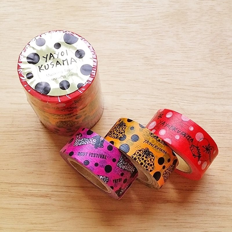 MARKS x Yayoi Kusama and paper tape (YK-MKT1-A) - Washi Tape - Paper Multicolor