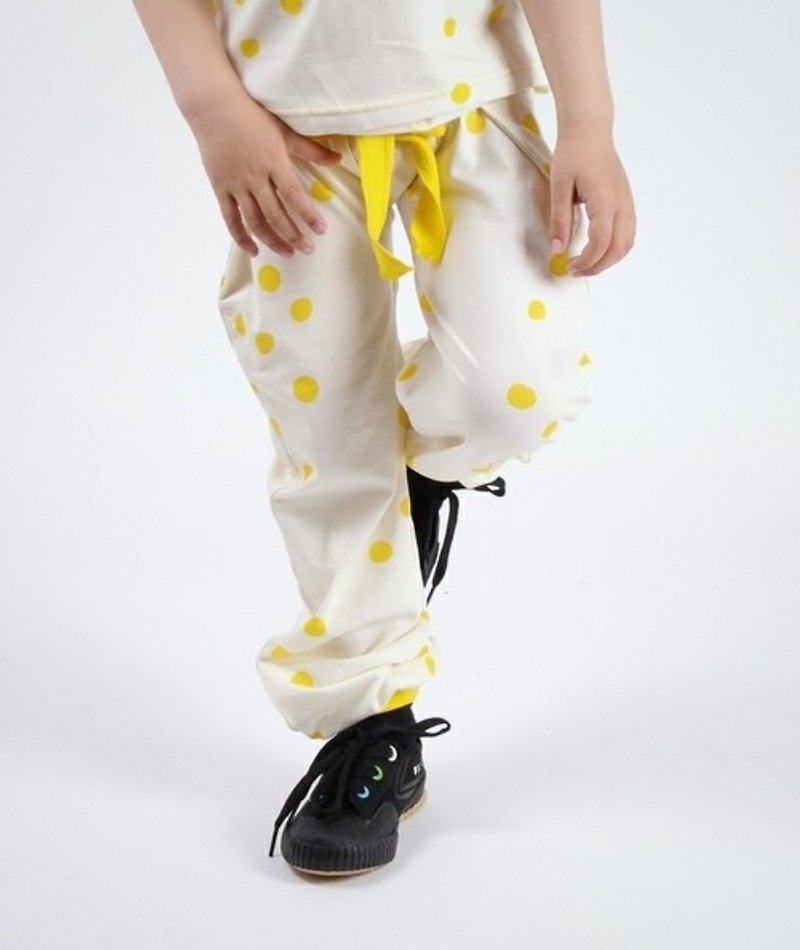 2014 spring and summer~~ koolabah Neon Yellow dot organic cotton trousers - อื่นๆ - ผ้าฝ้าย/ผ้าลินิน สีเหลือง