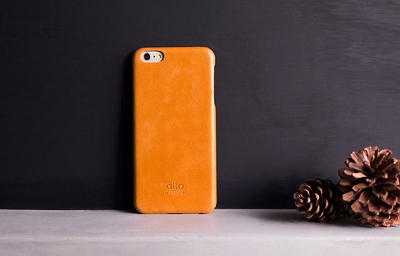 Alto iPhone 6 Plus / 6S Plus Leather Case Rear Cover, Original - Caramel Brown [Add to Cart] - เคส/ซองมือถือ - หนังแท้ สีนำ้ตาล