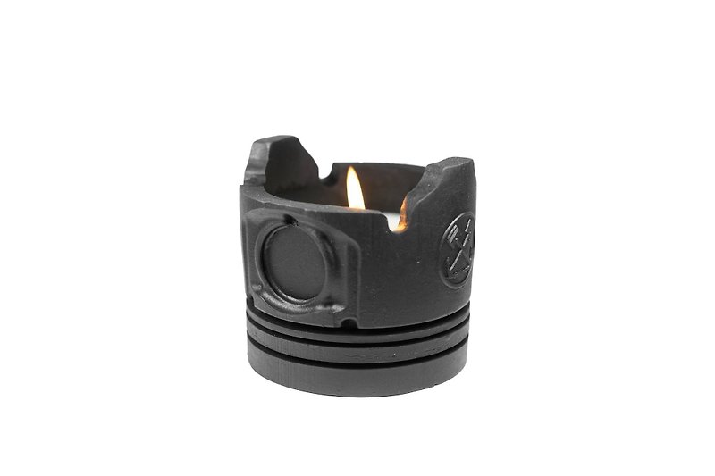 Piston shape candle / Piston Candle - เทียน/เชิงเทียน - ขี้ผึ้ง สีดำ