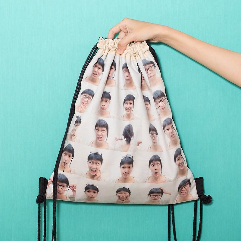 Fun Print custimzed Continuous-shooting Backpack - Drawstring Bags - Other Materials 