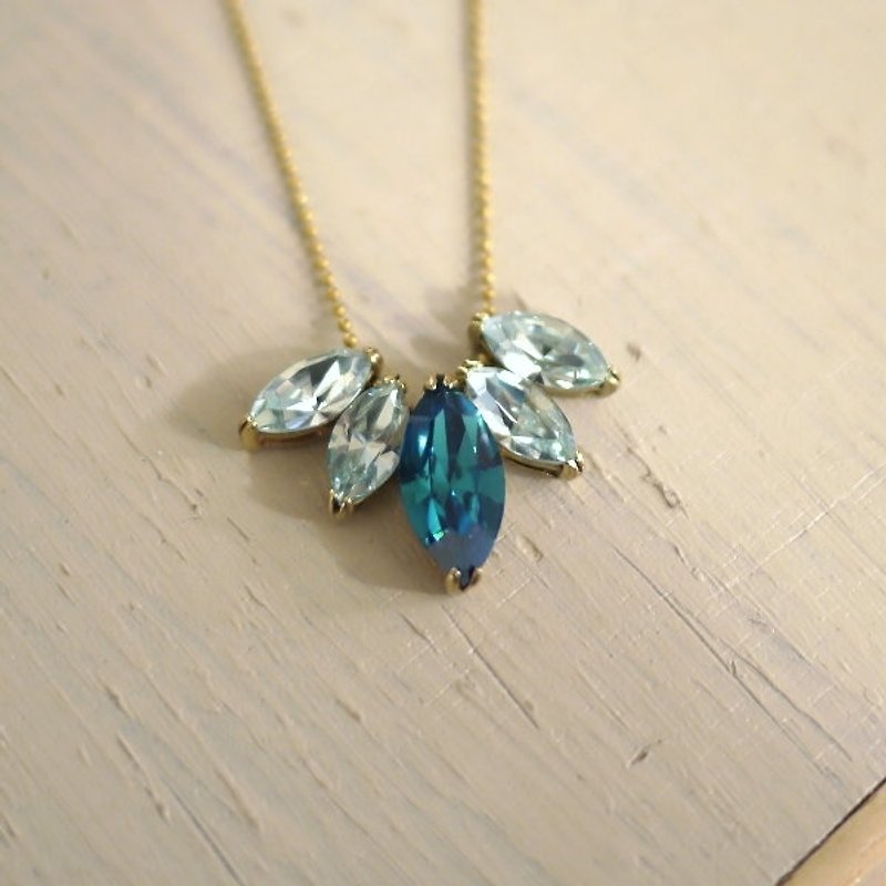 [Kim * Charlene ‧ horse eye crystal necklace jewelry] - Necklaces - Gemstone 