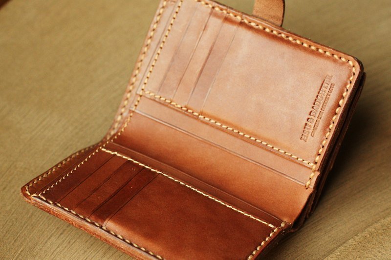 028 in the folder - Wallets - Genuine Leather Brown