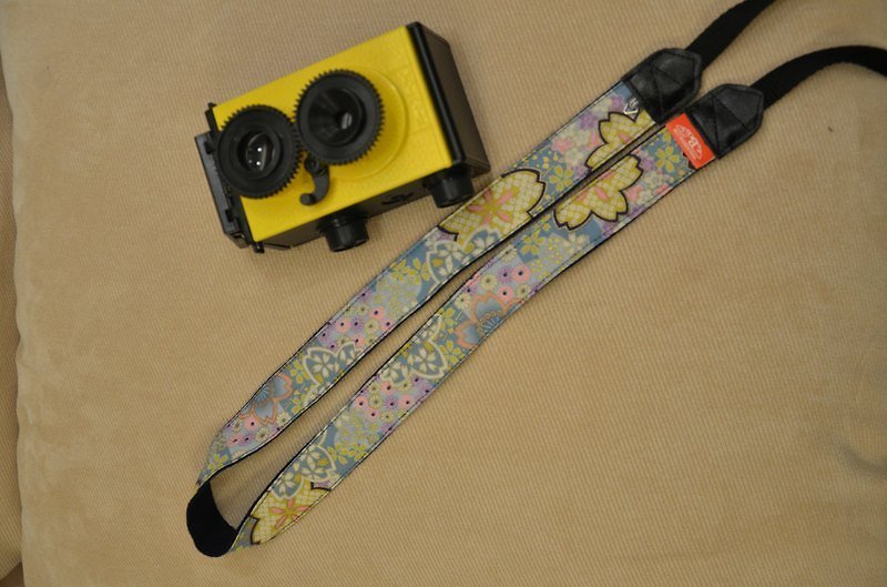Blue Floating World Relief Strap Camera Strap Ukulele Camera Strap - Camera Straps & Stands - Other Materials 