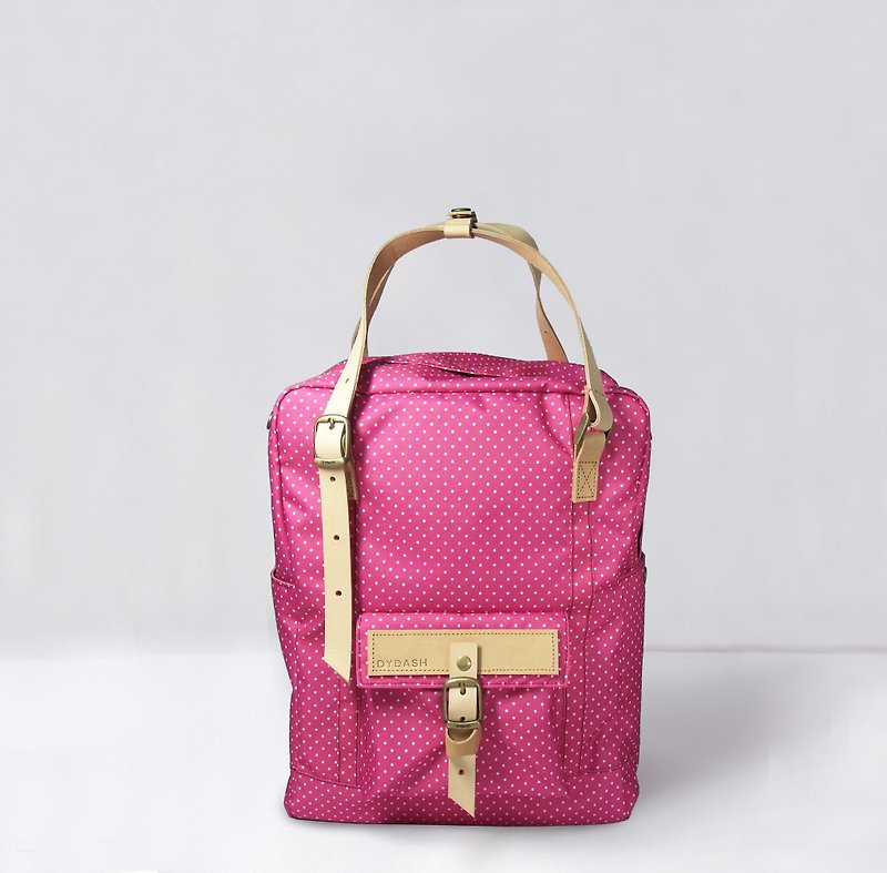 [Tut package] DYDASH x 3way / 3 with hand / shoulder / backpacks / mom bag / bag hit the color / (pink sweetheart) - Backpacks - Genuine Leather Multicolor
