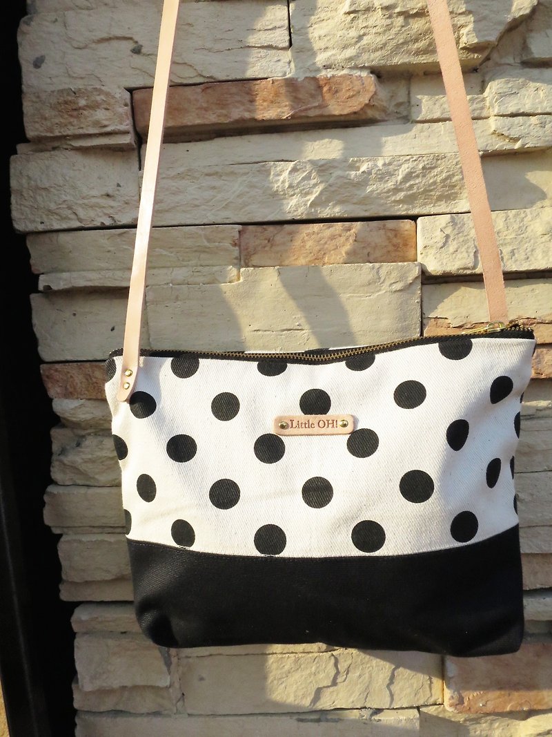 OH! Brand black and white bag - Messenger Bags & Sling Bags - Other Materials Black