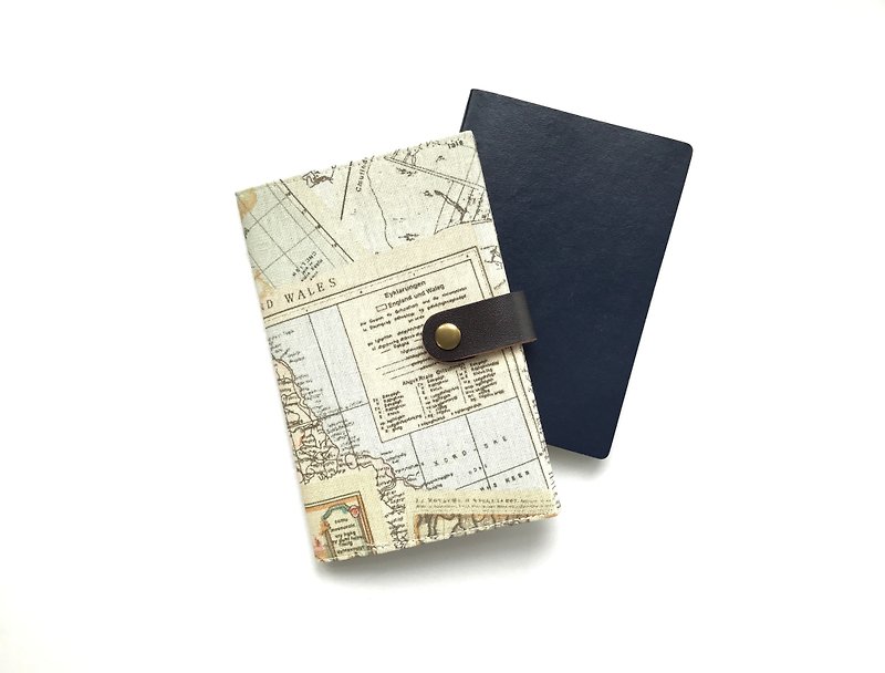 Passport Holder | Map - ที่เก็บพาสปอร์ต - วัสดุอื่นๆ สีกากี