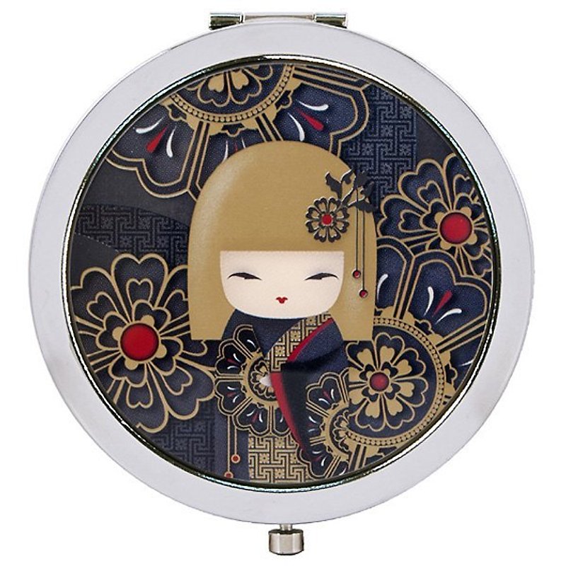Kimmidoll and Fu doll with mirror Hiro - อุปกรณ์แต่งหน้า/กระจก/หวี - โลหะ สีดำ