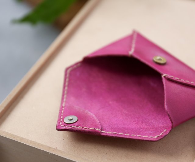 Shekinah Handmade Leather-Envelope Business Card Holder / Card