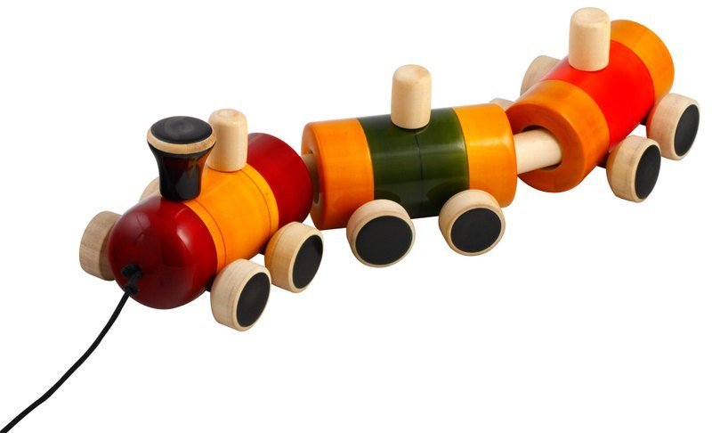 Gregg train _ fair trade - Kids' Toys - Wood Multicolor