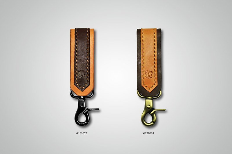 MICO hand-stitched leather key buckle - ที่ห้อยกุญแจ - หนังแท้ 