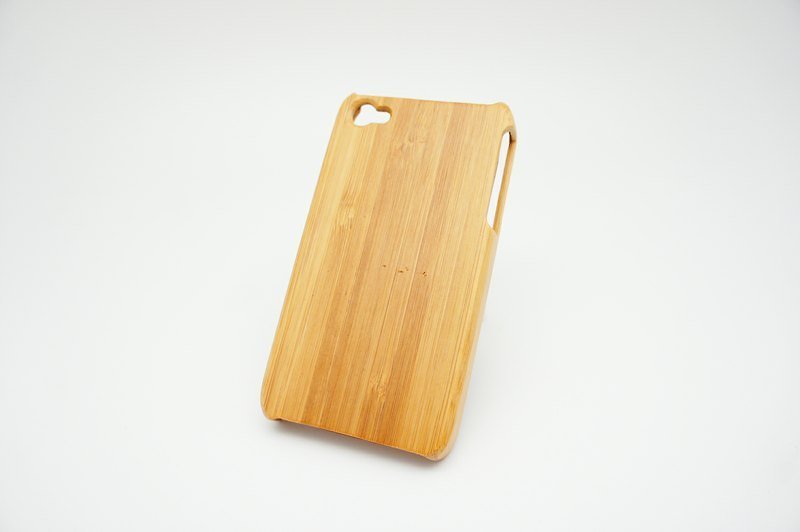 BLR iphone4/4S Bamboo Phone case - เคส/ซองมือถือ - วัสดุอื่นๆ สีทอง