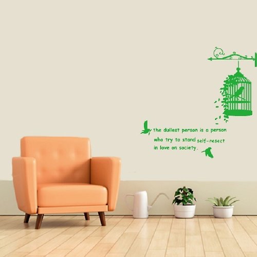 Smart Design 設計 壁貼 《Smart Design》創意無痕壁貼◆鳥籠 8色可選