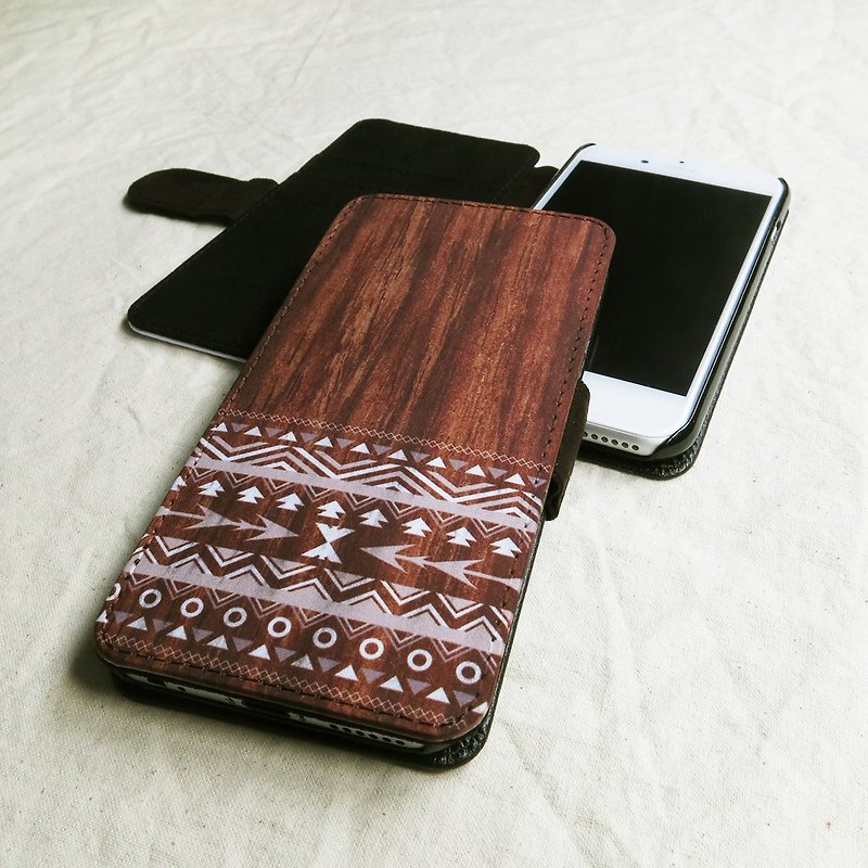 OneLittleForest - Original Mobile Case - iPhone 6 - ethnic patterns - เคส/ซองมือถือ - วัสดุอื่นๆ สีนำ้ตาล