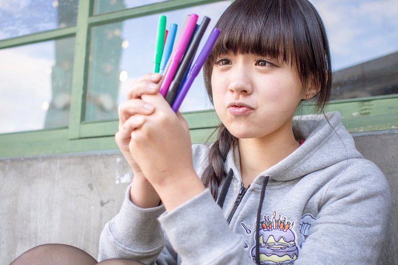 ハッピーケーキの日！パーカーグレー - ジャケット - コットン・麻 グレー