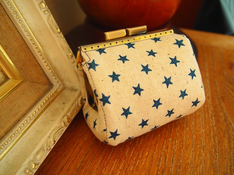 Stars mouth gold - Coin Purses - Other Materials White