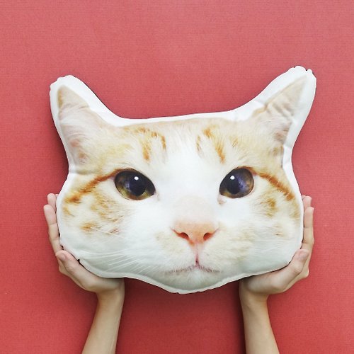 FunPrint 客製禮物 【客製化禮物】貓咪抱枕/寵物抱枕 形狀抱枕