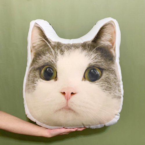 Custom cat hotsell face pillow