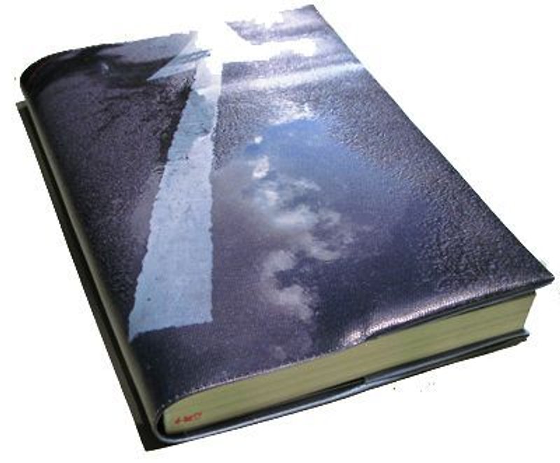 雨上がりの道-A5キャンバスブックカバー - ノート・手帳 - 防水素材 