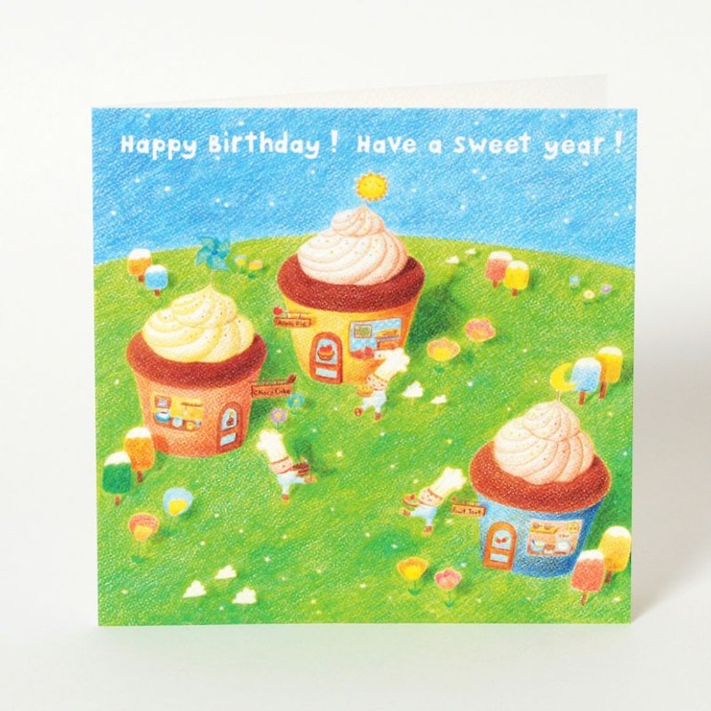 Cupcake Card - Cards & Postcards - Paper Multicolor