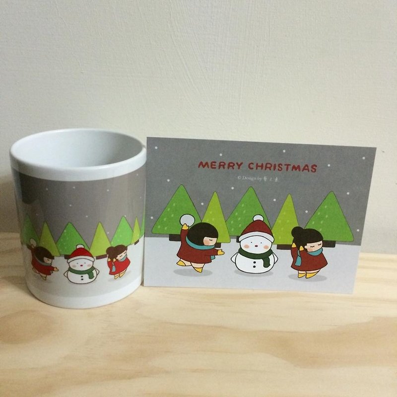 "Art Fish" Christmas Series Mug (Merry Christmas) --M00012 - แก้วมัค/แก้วกาแฟ - วัสดุอื่นๆ หลากหลายสี