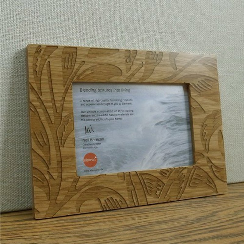 Willow Photo Frame for 4x6 (10 x 15cm) Top Photo Frame - 2P011 - Picture Frames - Wood Brown