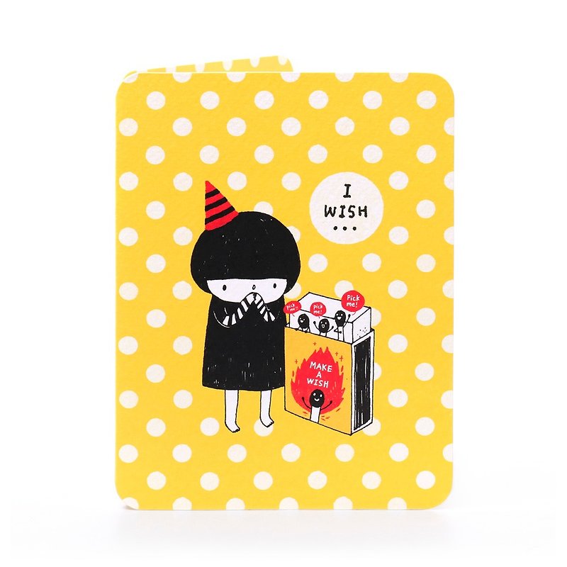 I WISH.. birthday three-dimensional card - Cards & Postcards - Paper Yellow