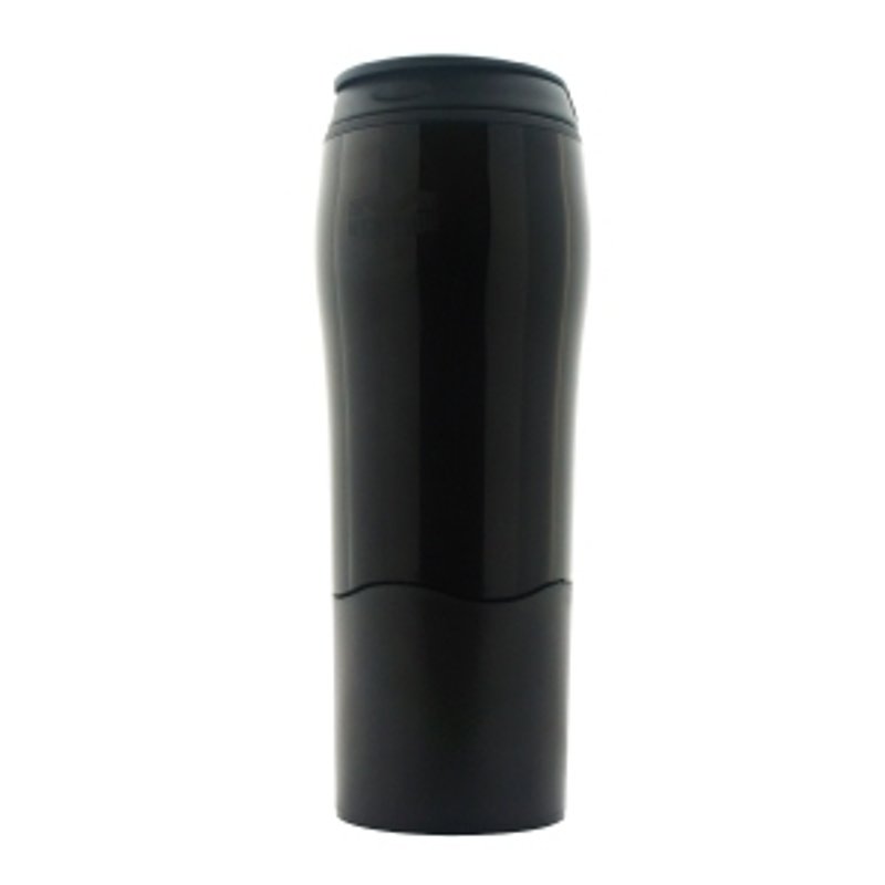 【吸奇不倒杯】雙層隨行杯 (黑) - 水壺/水瓶 - 塑膠 黑色