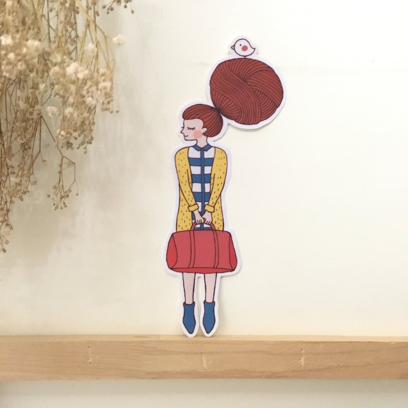 蜂巢女孩系列中型防水貼紙 SM0024 - 貼紙 - 防水材質 多色