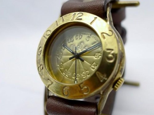 手作り時計 渡辺工房 Hand Craft Watch "Watanabe-KOBO" 手作り時計 HandCraftWatch Explorer2-B Brass GD/BR #275