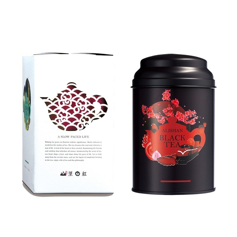 【山里日紅】台灣新景紅茶 - 4g散茶10入/罐 - 茶葉/茶包/水果茶 - 新鮮食材 紅色