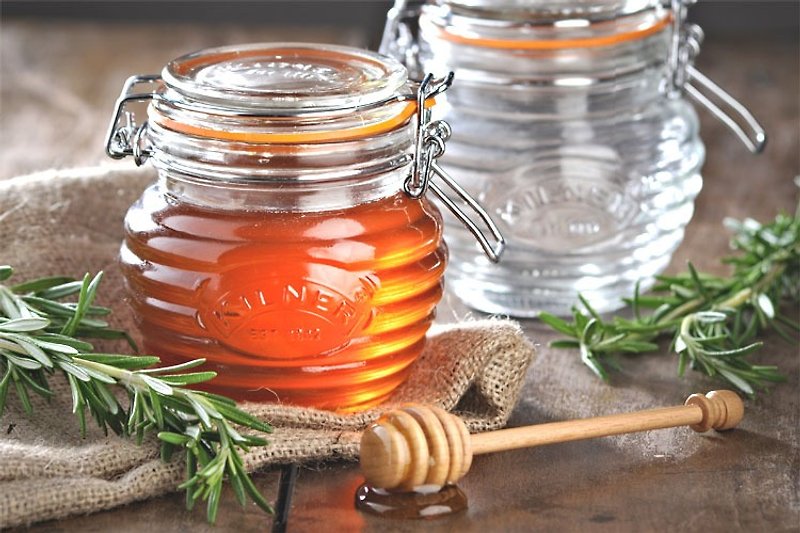 UK Kilner sealed cans + honey stick two groups - Storage - Glass 