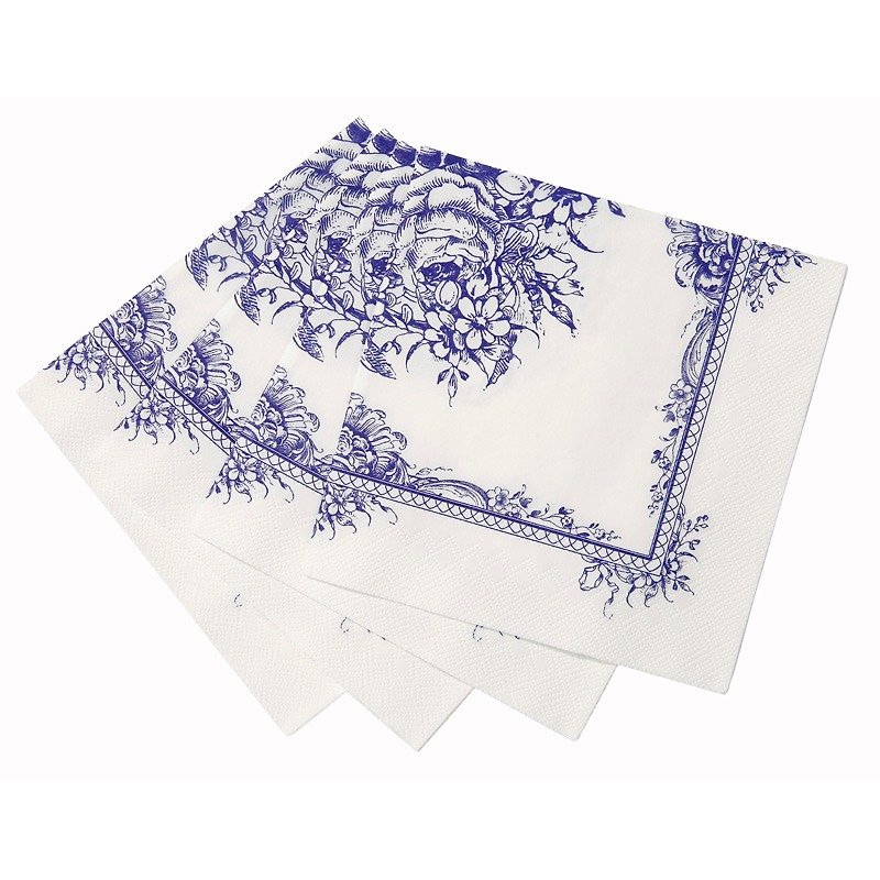 "Classical Celadon wind § napkin" Britain Talking Tables Party Supplies - Other - Paper Blue