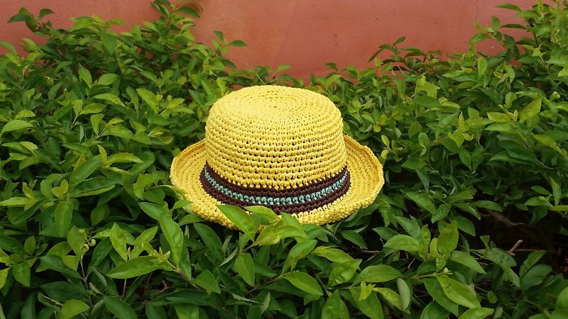 Child's straw hat - yellow - Hats & Caps - Cotton & Hemp Yellow