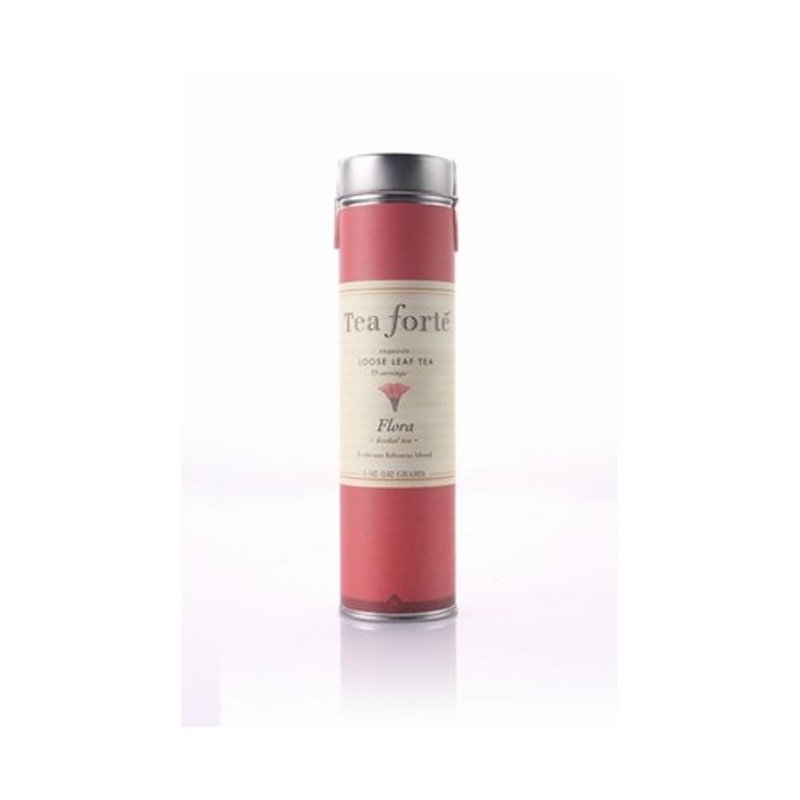 Tea Forte 罐裝茶系列 - 洛神花茶 Loose Leaf Tea - Flora - 茶葉/茶包/水果茶 - 植物．花 