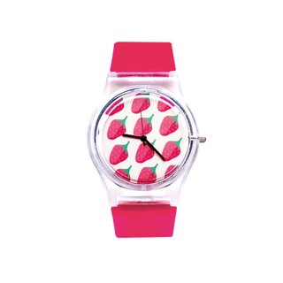 UPICK original product life style fashion cute quartz watch neutral table fruit strawberry / watermelon / banana (electronic products photographed, please note the ID number, to facilitate receipt)