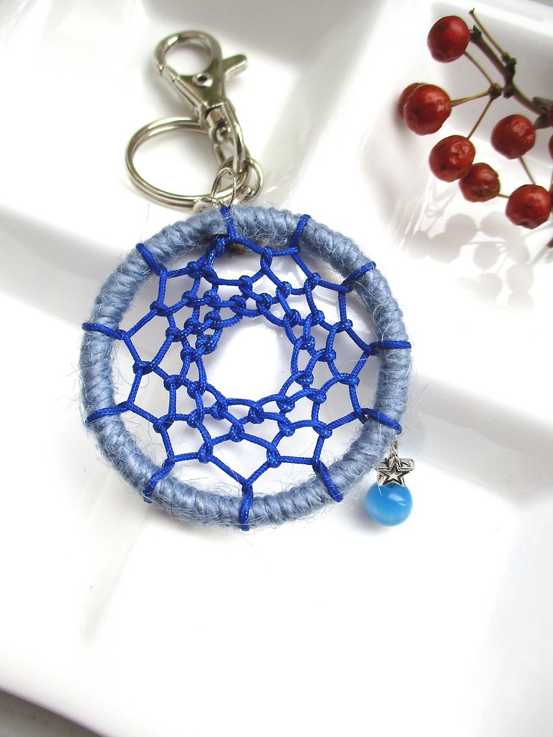 Little Kite-Dream Catcher Key Ring-Blue - Keychains - Other Materials Yellow