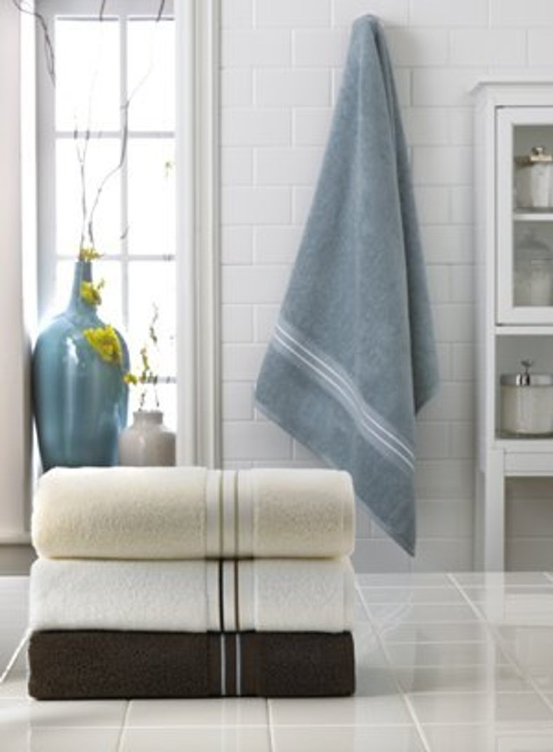 100% Egyptian cotton bath towel - Towels - Cotton & Hemp Blue